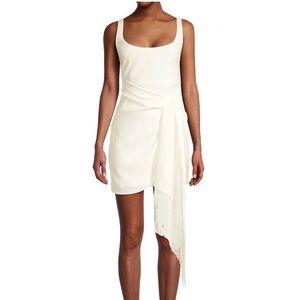 Likely Freya Draped Fringe Mini Dress (size 4)